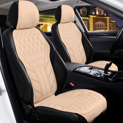 for summer — Seat cushion, seat cover - two-seater-elegant-beige
