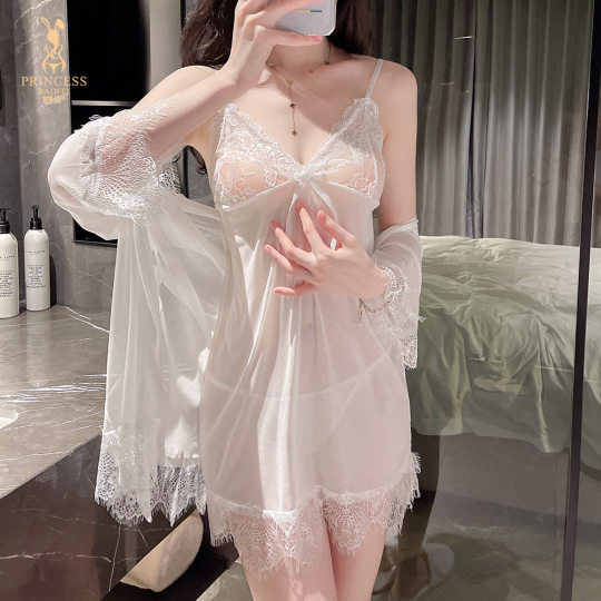 Dorado Style Collection Sexy Perspective Steel Ring Bunny Apron Sweet Temptation Role Playing Uniform Set