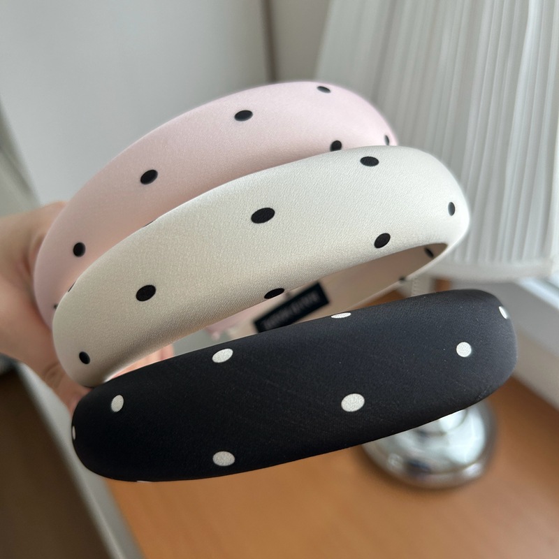 Daily, Street Occasion Vintage Style Simple Style Women's Polka Dots Satin Hair Band