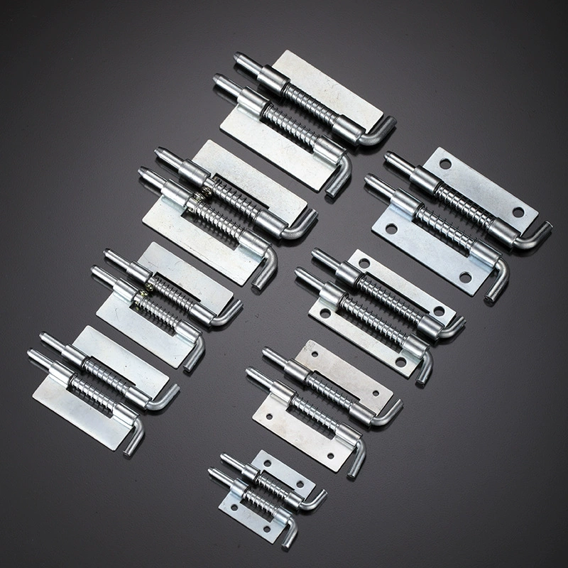 Сварные петли верхнего и нижнего дверного вала можно разделить на левую и правую. Петля из нержавеющей стали, углеродистой стали CL225, железная пружинная защелка.