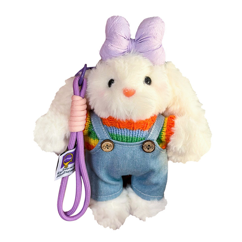 Estilo infantil original Alice Rabbit Series Colgante de felpa Serie Lolita Muñeca pequeña Muñeca Muñeca Fabricante de juguetes de peluche