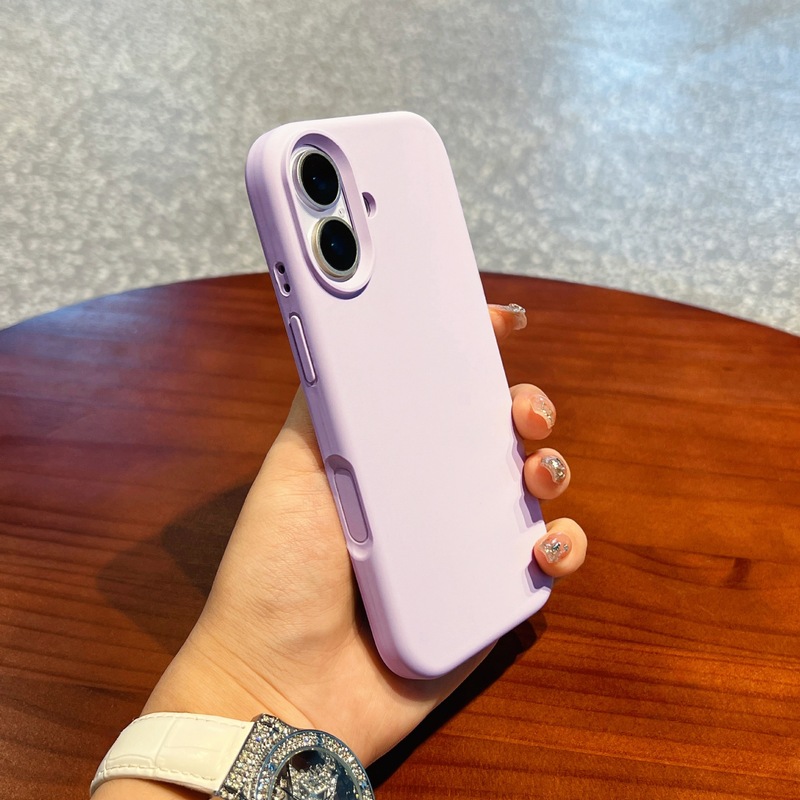 适用苹果17Promax液态硅胶手机壳iPhone16一体按键17Air软保护套|undefined