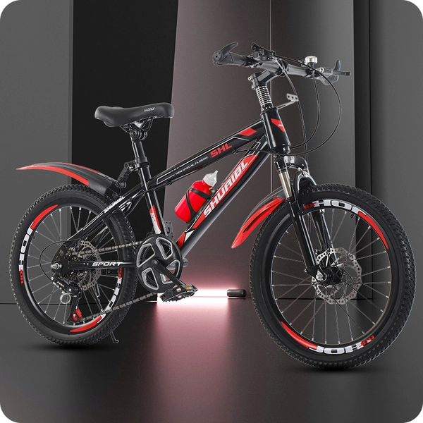 Red shock-absorbing bike shifter (brake handle) disc brake, deluxe edition