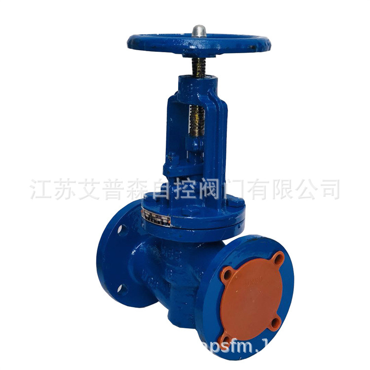 J41F46-16C衬氟法兰截止阀 DN50-DN300聚四氟乙烯化工法兰截止阀