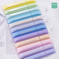 Colin Dream Space Glitter Fluorescent Pen Soft Tip Eye Protection High-End Color Scheme Student Journal Greeting Card Marking Drawing