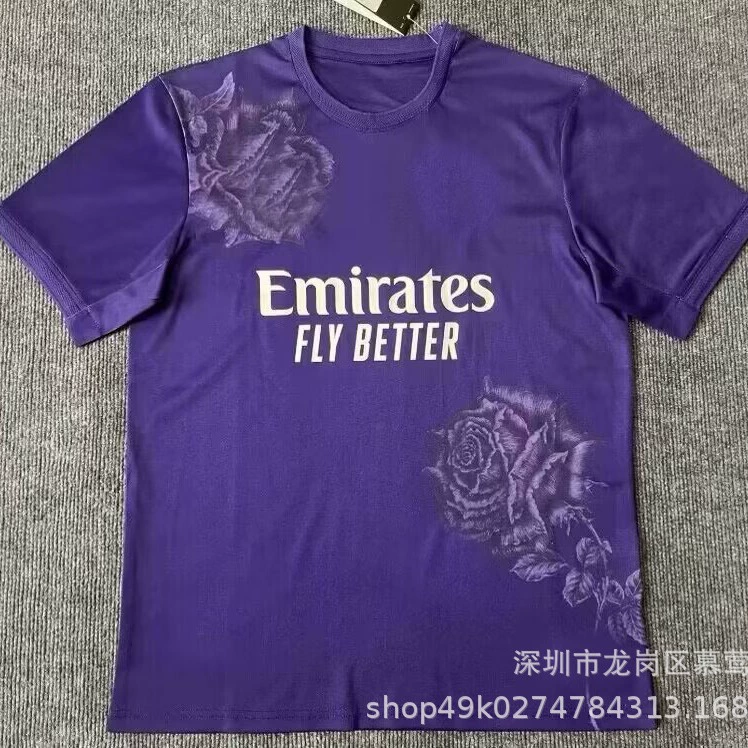 2324 сезон Royal maY3 совместная версия фан Jersey No. 5 Bellingham No. 10 Modric черная фиолетовая оранжевая партия