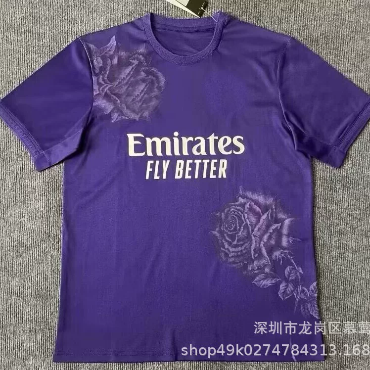 2324 сезон Royal maY3 совместная версия фан Jersey No. 5 Bellingham No. 10 Modric черная фиолетовая оранжевая партия