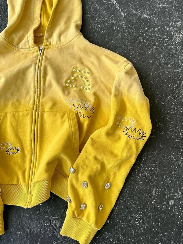 ヨーロッパとアメリカのハイストリート OOTD フード付きスウェットシャツクロスボーダー新しいカーディガン男性と女性の同じスタイルストリートヒップホップスウェットシャツ長袖トップ|undefined