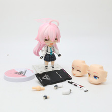 跨境q版粘土人2461小鸟游星野美少女可动换脸手办模型玩具摆件