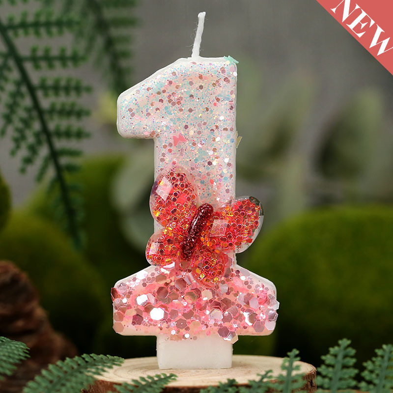 Velas numéricas manuales creativas, decoración para pasteles, suministro para AliExpress y Temu – Mayorista de Yiwu