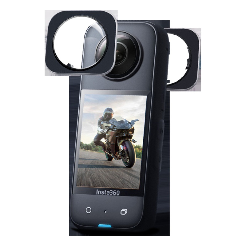 En stock insta360 X3 deportes Cámara adhesiva de vidrio óptico espejo protector al por mayor