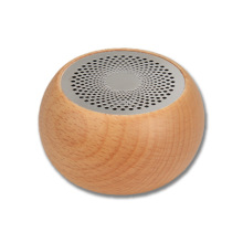 新款木制圆形蓝牙音箱礼品logo蓝牙小音箱桌面便携迷你蓝牙小音响