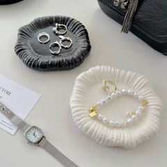 不规则円形ジュエリー収纳パレットアクセサリー展示棚玄関収纳家庭用ソフトアート感置物