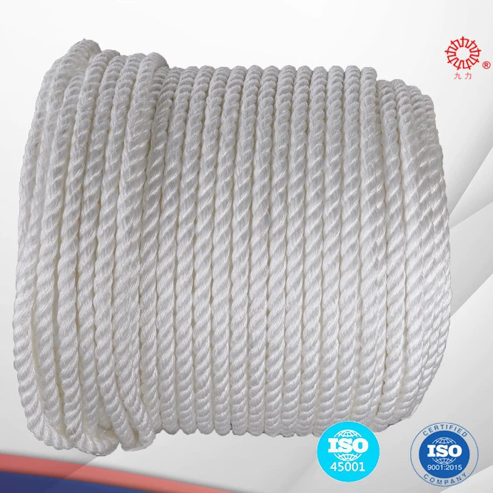 Трехжильный нейлоновый трос PA веревка полиамидная веревка нейлоновая веревка полипропиленовая веревка белый полиамид