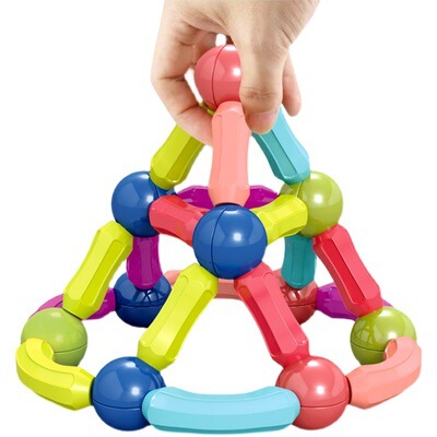Transformable Magnetic Baseball Set Bulk Wholesale Children's Educational Building Blocks Large Pieces for Girls and Boys Early Childhood Education