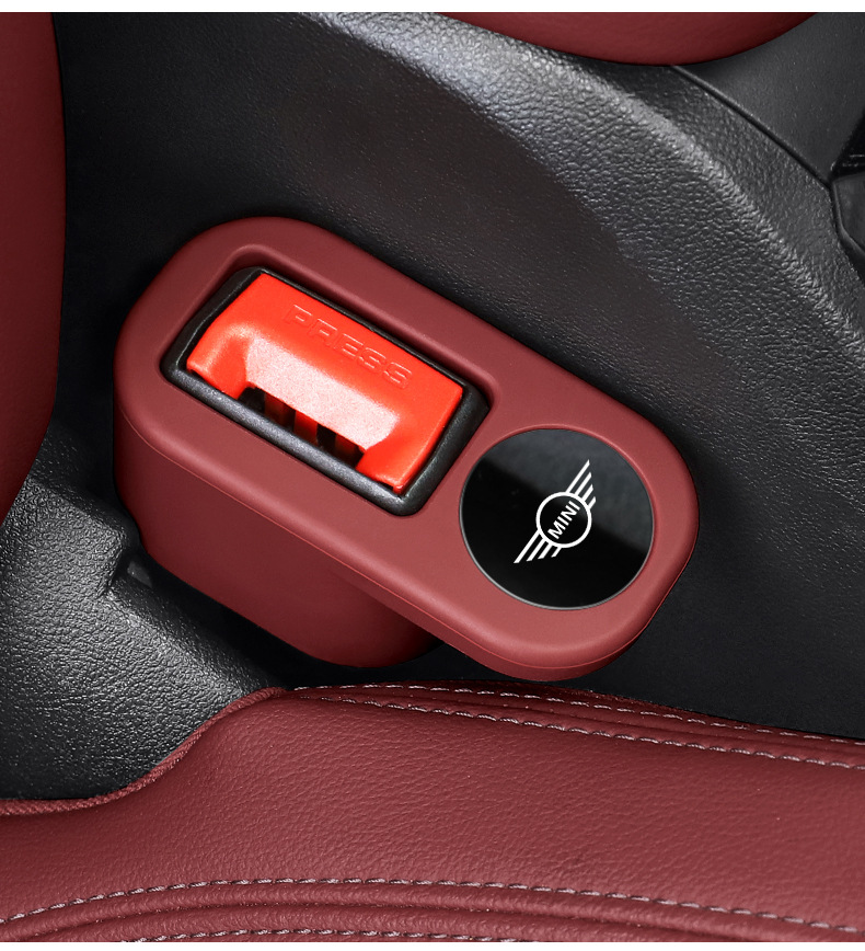 Suitable for mini mini safety belt plug protective sleeve Cooper safety belt plug protective sleeve latch base anti-collision