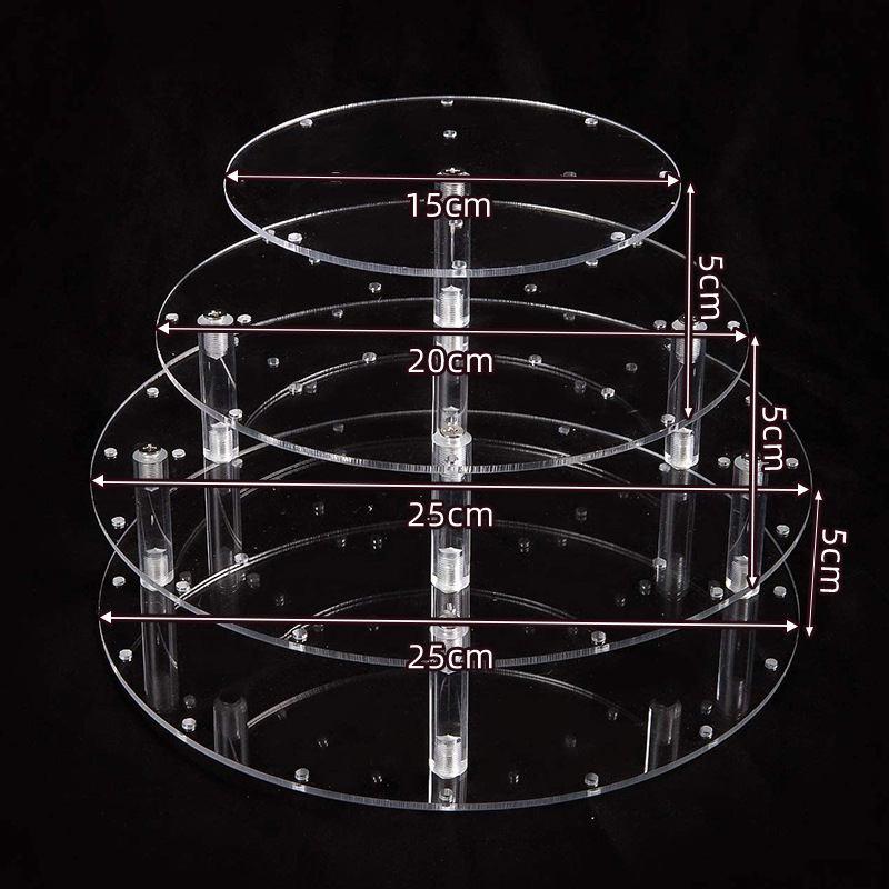 롤리팝 디스플레이 스탠드 라운드 4겹