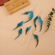 New Guofeng Feather Hair Fork Handmade Original Long Super Fairy Feather Velocity Chinese Style All-match Headwear