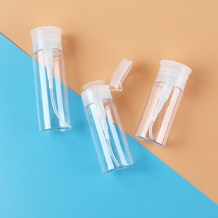 Factory Ready Stock 100ml 120ml 150ml Press Makeup Remover Water Bottle Press Dispensing Bottle Travel Small Dispensing Empty Bottle