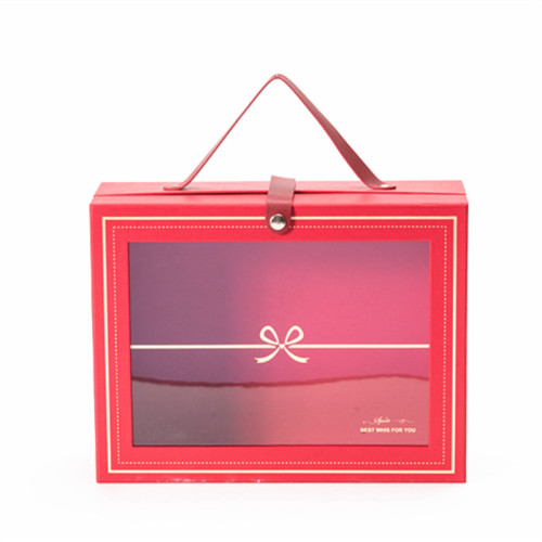 Business Gift Box Christmas New Year Gift Box Festival Gift Box Wholesale Open Window Packaging Gift Box Empty Box