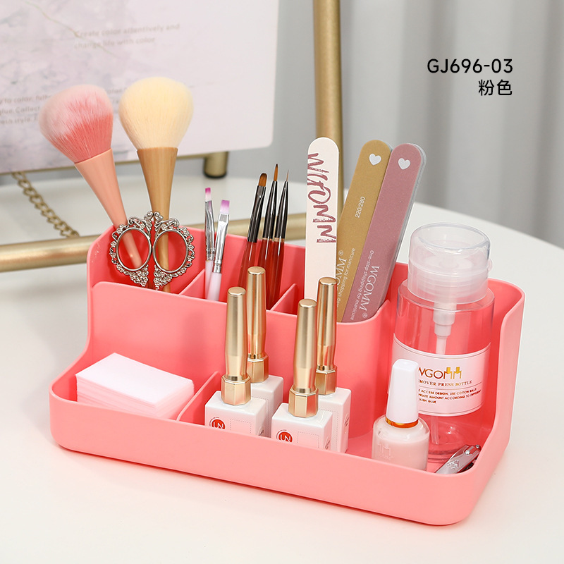 Caja de almacenamiento de herramientas de manicura explosiva de gran capacidad estante de pegamento de manil, caja de almacenamiento especial de manicura al por mayor