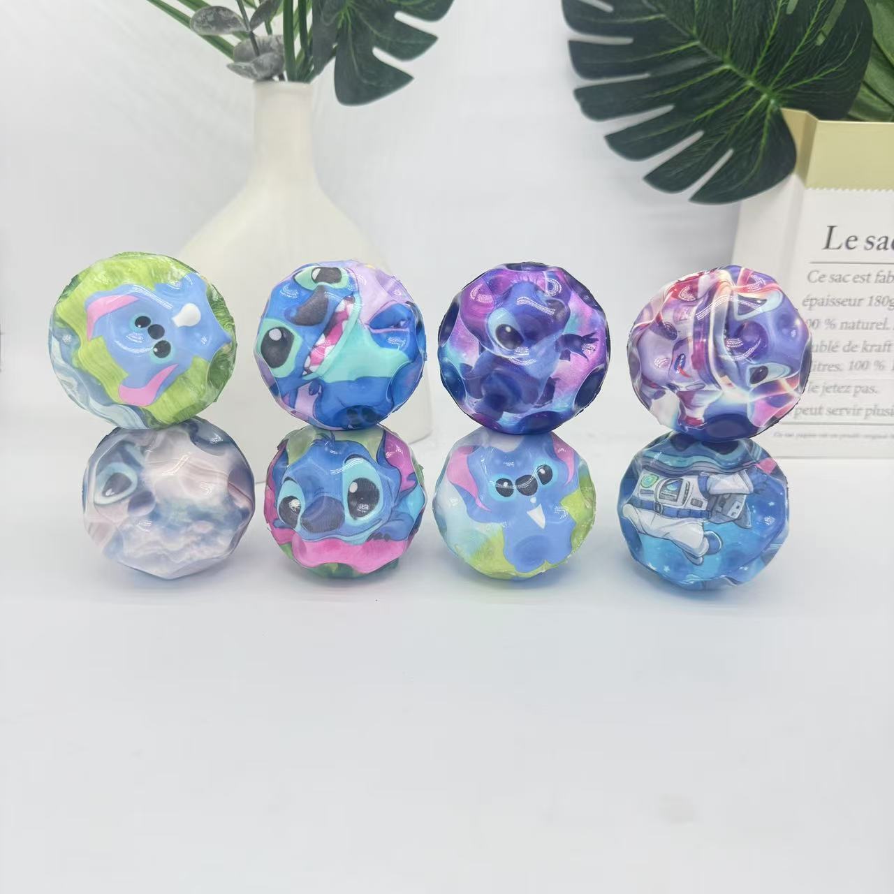 스티치 바운스볼 6.3CM [색상 랜덤]