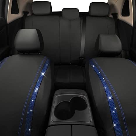 Source Manufacturer Black Diamond-Studded Waterproof Car Seat Cover Full Set Amazon Temu Meike Duo Russia