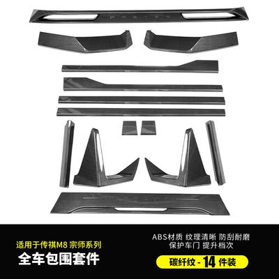 Suitable for Chuanqi m8 Master Big Surrounded - chuanqi-m8-master-e9-master-champion-edition-encloses-14-pieces-carbon-fiber-pattern