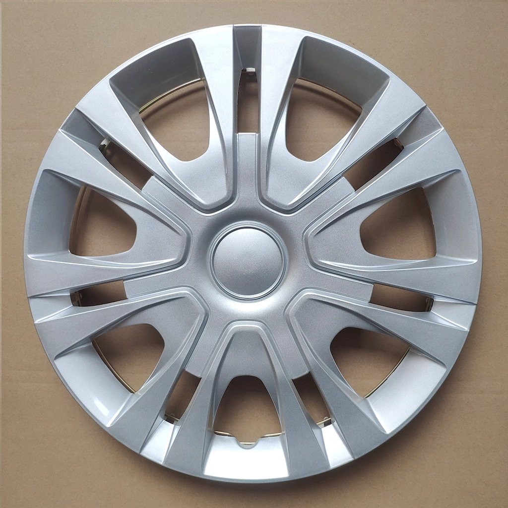 Universal Universal Modified 12/13/14/15/16/17 inch Iron Wheel Hub Cap (Hub cover) - 12-inch-ky-style-silver-1pc