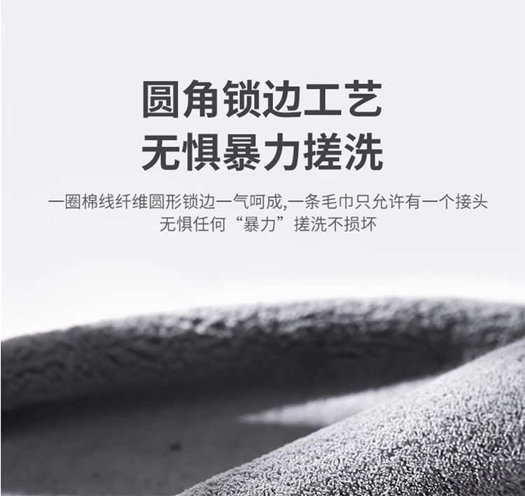 Double-layer coral fleece towel, grey thickened absorbent car towel, soft and not prone to shedding, car wash towel, home cleaning pic 35