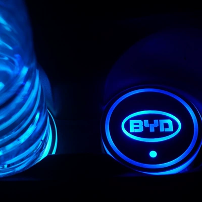 Anti-slip mat, Mat USB Charging Seven-Color Led - byd-single-unit