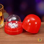 ?骰子骰盅套装筛盅带底托摆摊大排档烧烤店酒桌娱乐摔盅喝酒摇骰