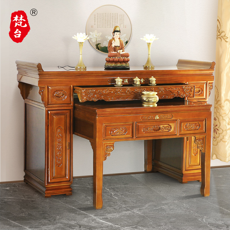 Buddha table incense table table table table home rural nave long three-layer fairy table table eight immortals table a generation of hair