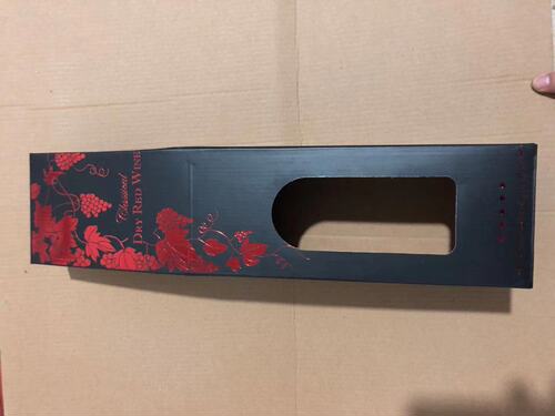 Red Wine Gift Box, Red Wine Gift Box with Double Bottles, Gift Box Packaging, Handbag, Red Wine Box Customization