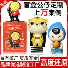 搪胶注塑软胶PVC立体盲盒公仔树脂玩具来图定制企业礼品吉祥物