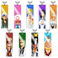One Piece Lufei соломенная шляпа из нержавеющей стали длинная цветная печать ожерелья производители непосредственно для внешней торговли титановой стали на заказ