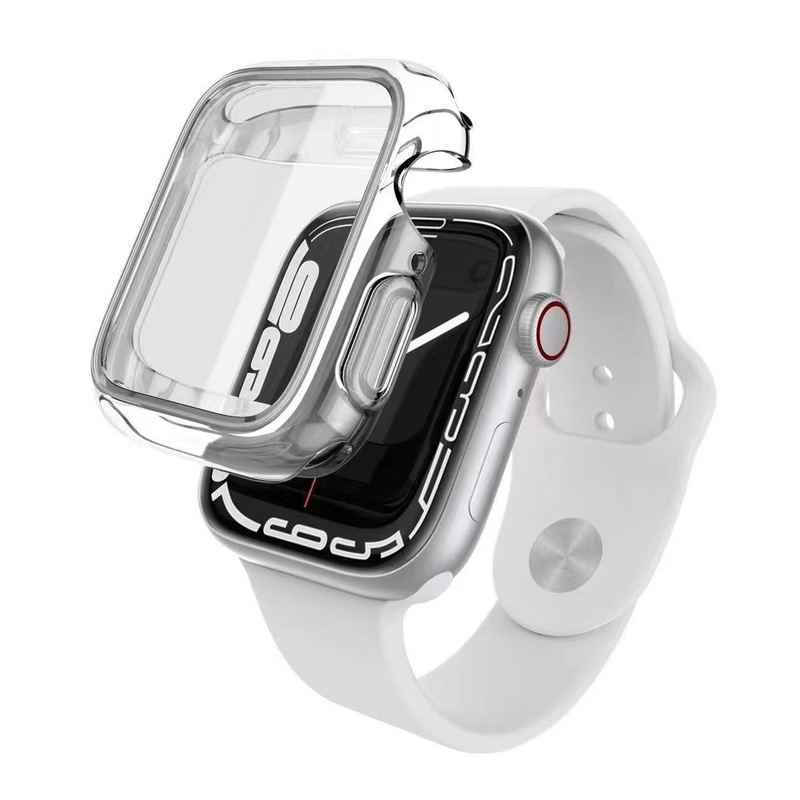 Raptic Dori is suitable for watch protective case Watch10 generation transparent PC anti-collision armor TPU protective case hard