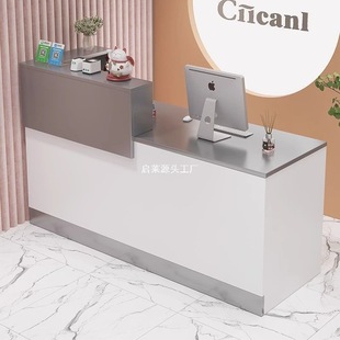 Front Desk Reception Bar Cashier Beauty Salon Reception Restaurant Front Desk Counter Light Luxury Cashier Shop Small