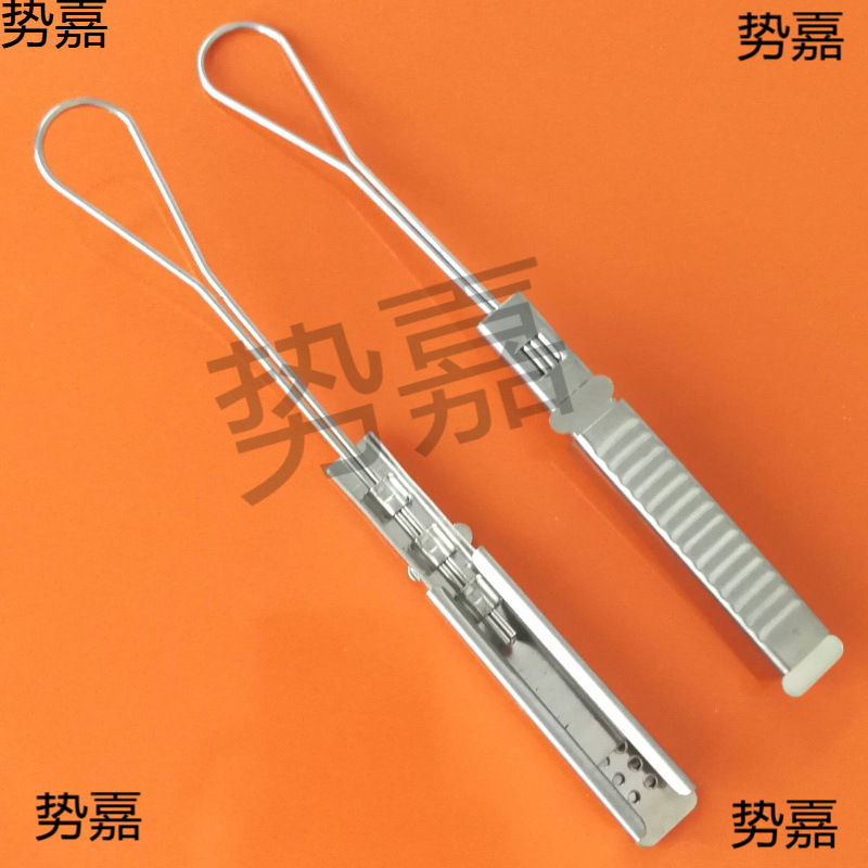 不锈钢S型固定件皮线光缆拉夹FTTH光纤入户布线拉钩架空支撑辅件
