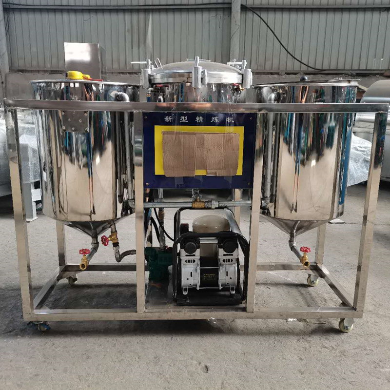 油坊用中型精炼机 全自动脱磷脱酸脱色食用油精炼设备 商用精炼机