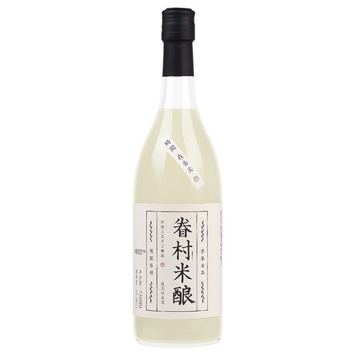 Military Village Rice Brewed Osmanthus Rice Wine 750ml Sweet Wine Party Women's Low-alcohol Glutinous Rice Wine Brewed Confinement Rice Wine