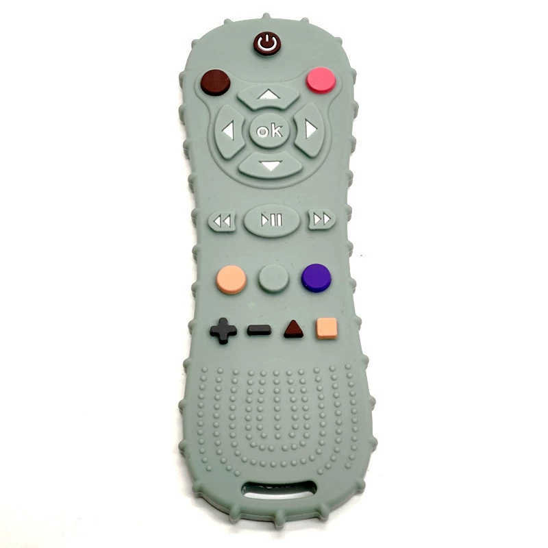Children's silicone protective teether, appeases gloves, chewy bracelet, toy, Amazon, remote control
