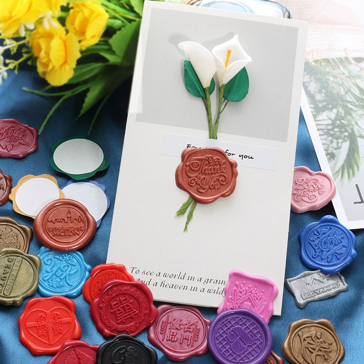 Wedding wax tablet wine bottle sealing envelope sealing fire paint stickers and paint wax label support to map