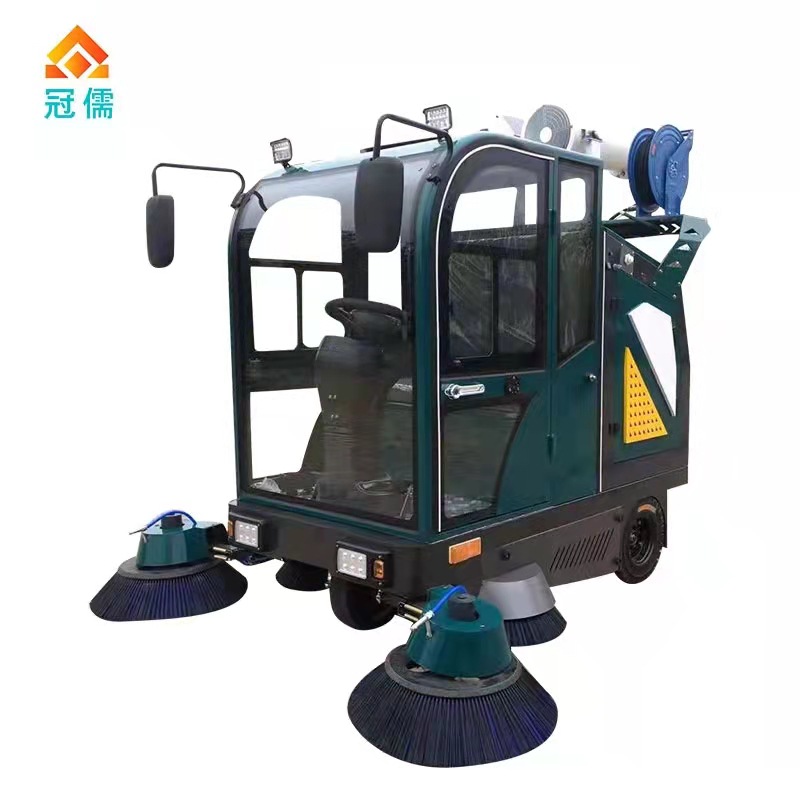 factory Park Road sweeper Driving type Totally enclosed Electric Sweeper Disinfection Sanitation trucks Road Sweeper