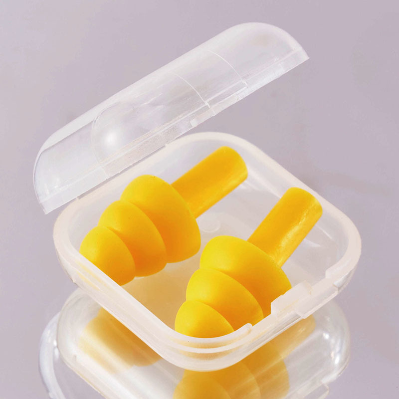 2025 Earplugs Boxed Noise Reduction Sound Insulation Anti-Noise Bathing Swimming Waterproof Protection Wholesale Manufacturer Christmas Tree Earplugs