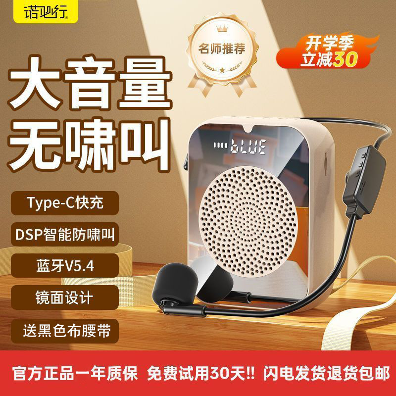 True Wireless Headset | Amplifier Volume Without Howling Teacher Class Little Bee Portable Conference Microphone True Wireless Headset | Amplifier Volume Without Howling Teacher Class Little Bee Portable Conference Microphone