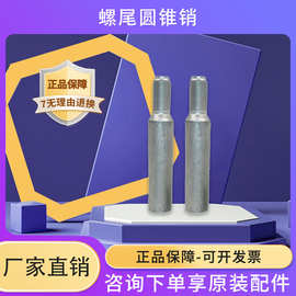 直供螺尾圆锥插销GB881定位高强度达克罗销子销轴头螺栓精工