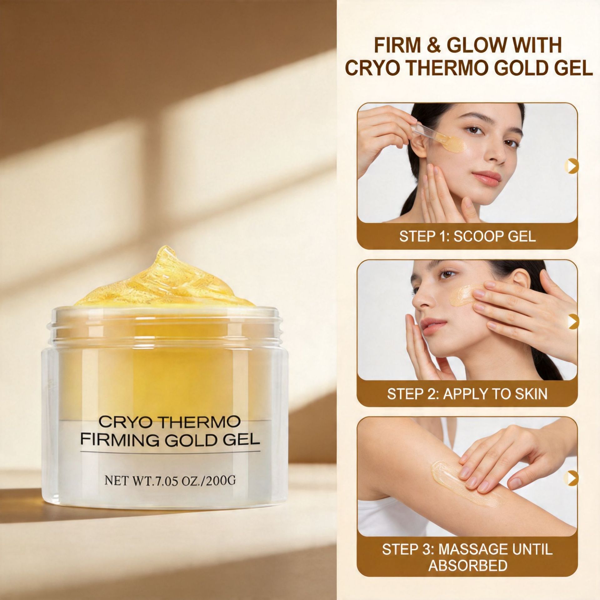 跨境冷冻肌肤紧致凝胶紧致塑形 Skin Tightening Cellulite Cream