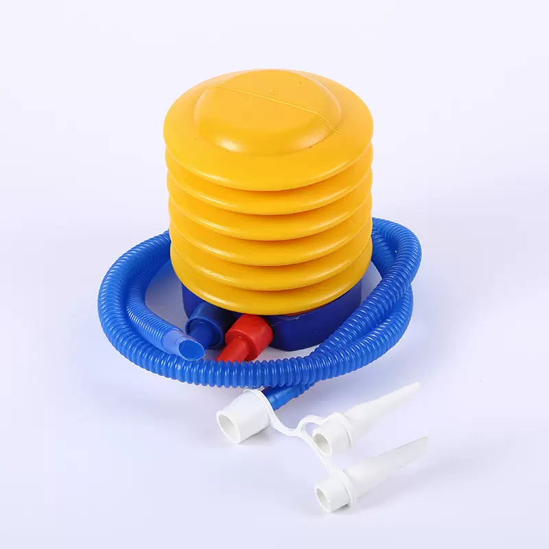 厂家批发脚踩充气筒新料手泵游泳圈充气床瑜伽球4寸便携式打气筒