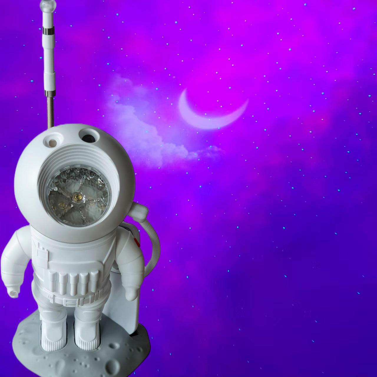博浪太空人星空投影 激光氛围夜灯满天星宇航员星空usb台灯投影灯